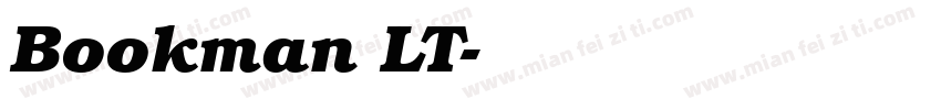 Bookman LT字体转换
